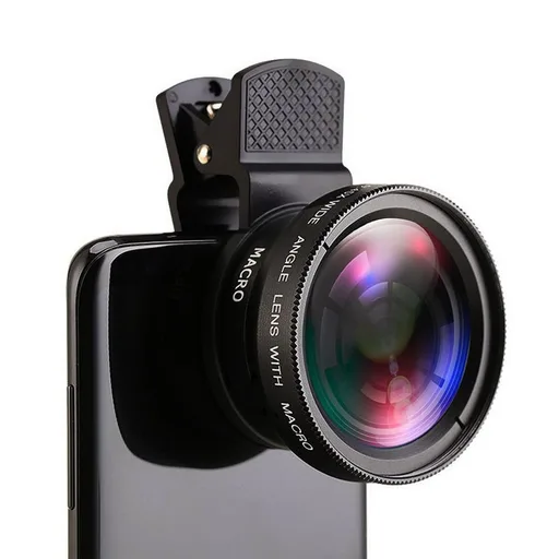 0.45x Ultra Wide Angle Macro Lens Mobile Phone Universal Universal Clip HD Wide Angle Lens SLR External Camera
